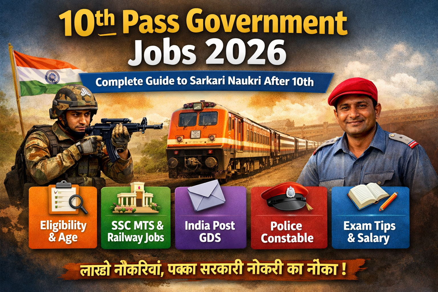 10th Pass Government Jobs 2026 complete guide