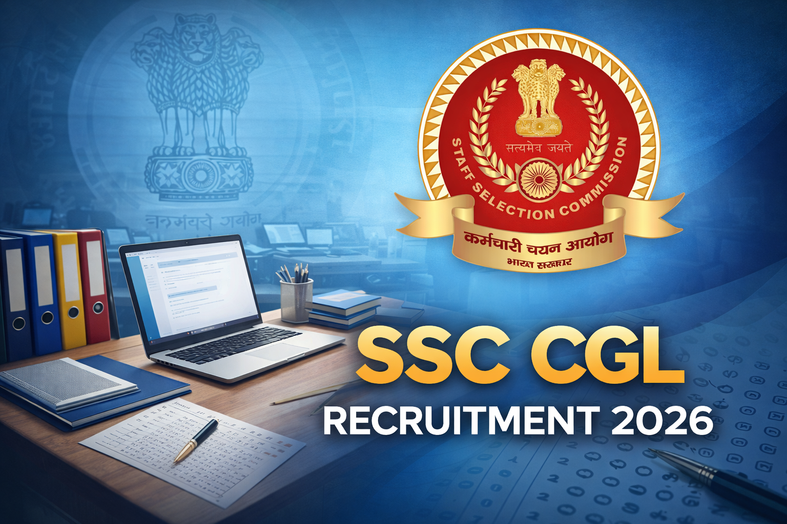 SSC CGL Recruitment 2026 notification details